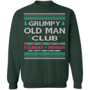 Grumpy Old Man Ugly Christmas Sweater CustomCat