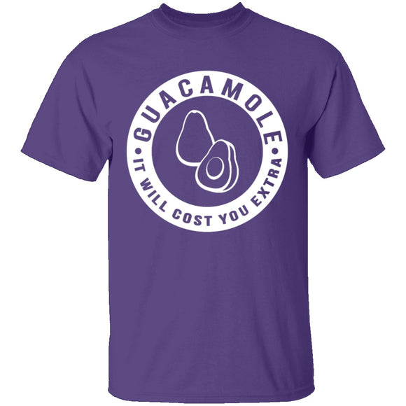 Guacamole It Costs Extra T-Shirt CustomCat