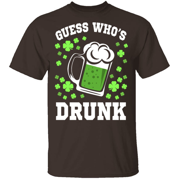Guess Who's Drunk T-Shirt CustomCat