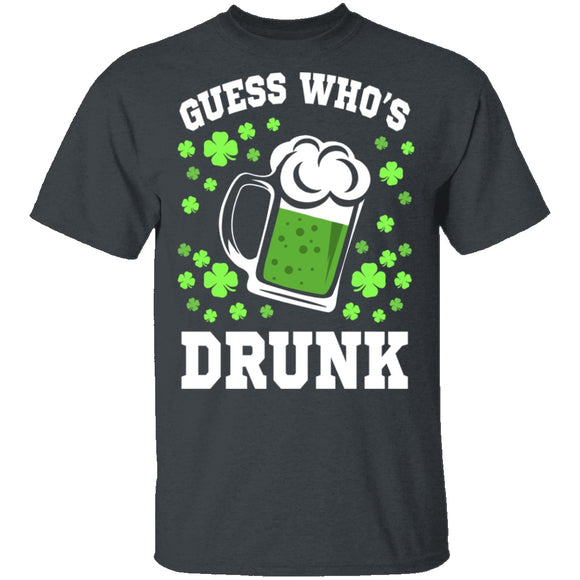 Guess Who's Drunk T-Shirt CustomCat