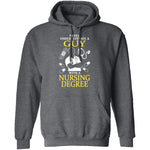 Guy With A Nursing Degree T-Shirt CustomCat