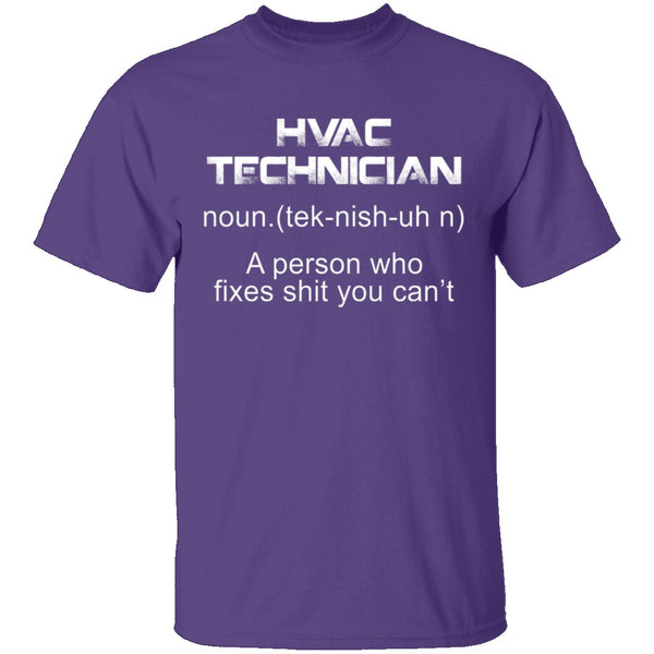 HVAC Definition T-Shirt CustomCat