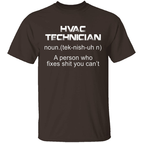 HVAC Definition T-Shirt CustomCat