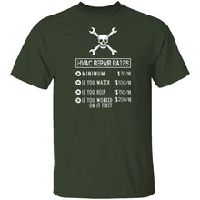 HVAC Repair Rates T-Shirt