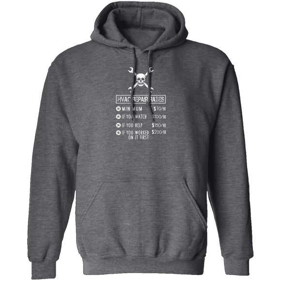 HVAC Repair Rates T-Shirt CustomCat