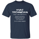 HVAC Tech Definition T-Shirt CustomCat