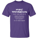 HVAC Tech Definition T-Shirt CustomCat