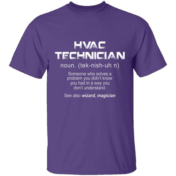HVAC Tech Definition T-Shirt CustomCat