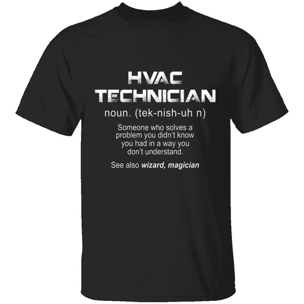 HVAC Tech Definition T-Shirt CustomCat