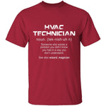HVAC Tech Definition T-Shirt CustomCat