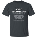 HVAC Tech Definition T-Shirt CustomCat
