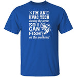 HVAC Tech Fishing T-Shirt CustomCat