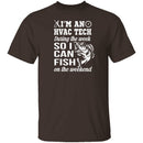 HVAC Tech Fishing T-Shirt CustomCat