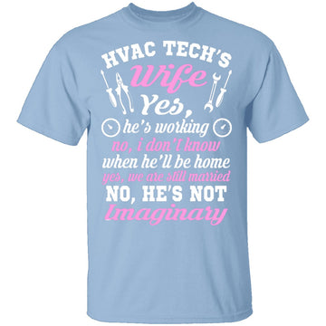 HVAC Tech Wife T-Shirt CustomCat