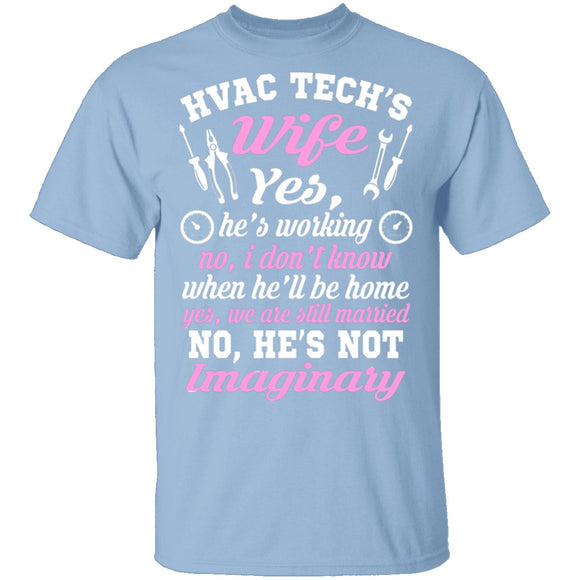 HVAC Tech Wife T-Shirt CustomCat