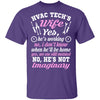 HVAC Tech Wife T-Shirt CustomCat