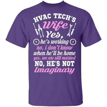 HVAC Tech Wife T-Shirt CustomCat