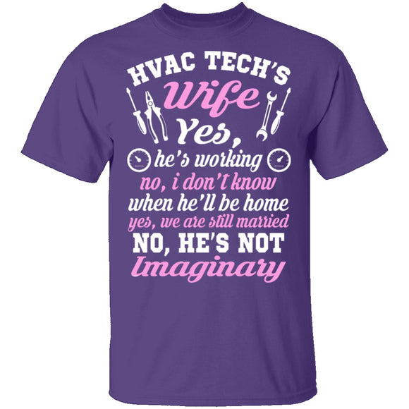 HVAC Tech Wife T-Shirt CustomCat