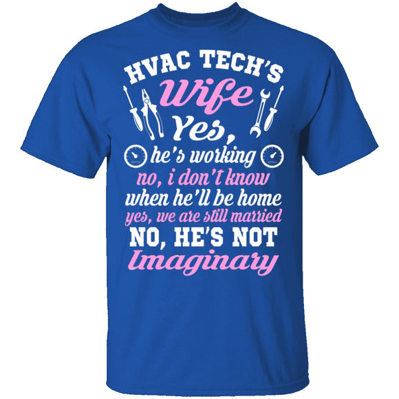 HVAC Tech Wife T-Shirt CustomCat