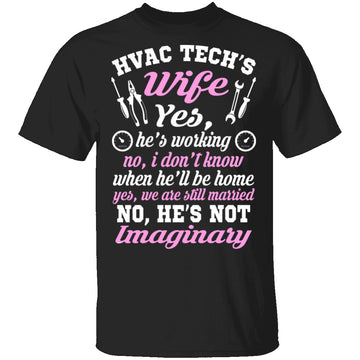 HVAC Tech Wife T-Shirt CustomCat