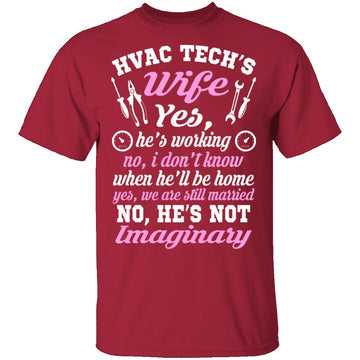 HVAC Tech Wife T-Shirt CustomCat