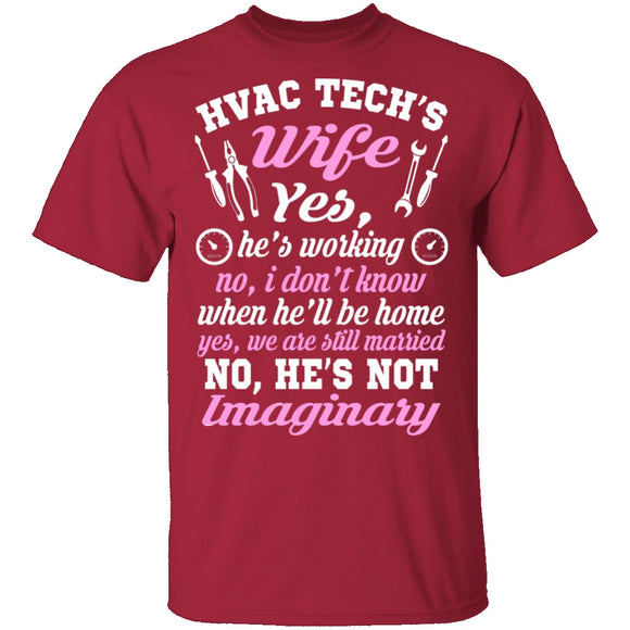 HVAC Tech Wife T-Shirt CustomCat