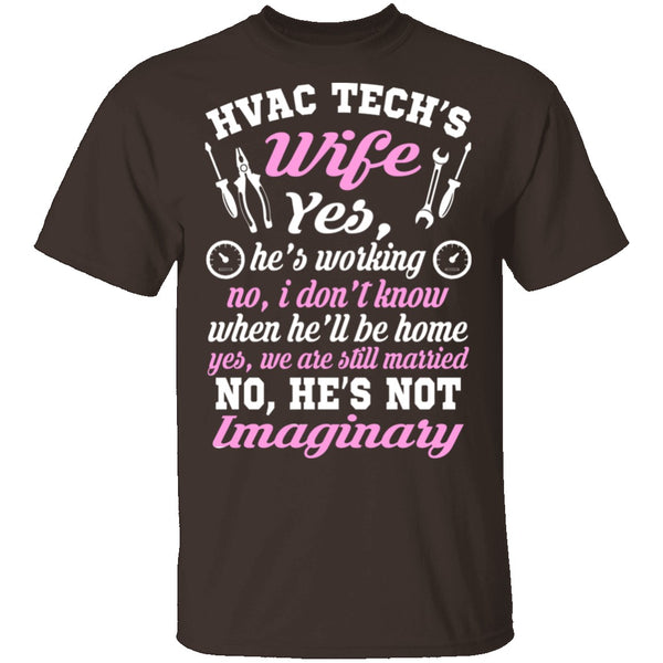 HVAC Tech Wife T-Shirt CustomCat