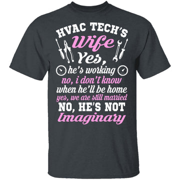 HVAC Tech Wife T-Shirt CustomCat