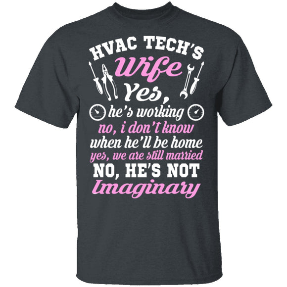 HVAC Tech Wife T-Shirt CustomCat