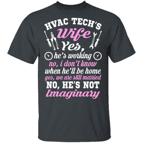 HVAC Tech Wife T-Shirt CustomCat