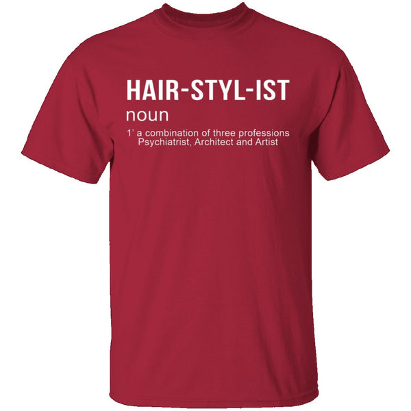 Hairstylist Definition T-Shirt CustomCat
