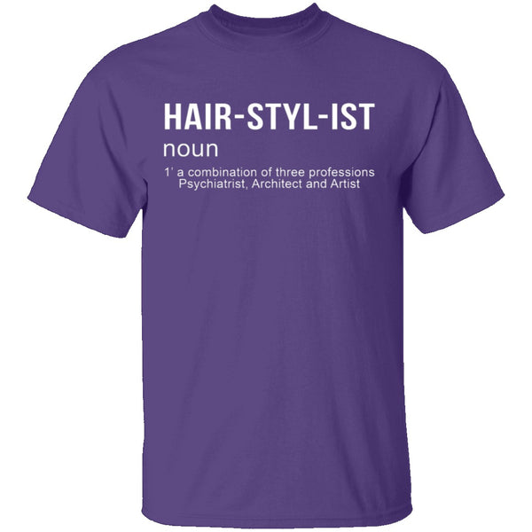 Hairstylist Definition T-Shirt CustomCat