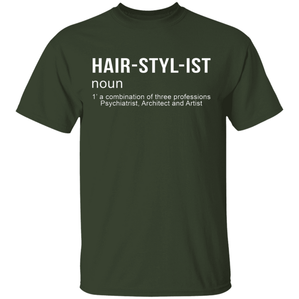 Hairstylist Definition T-Shirt CustomCat