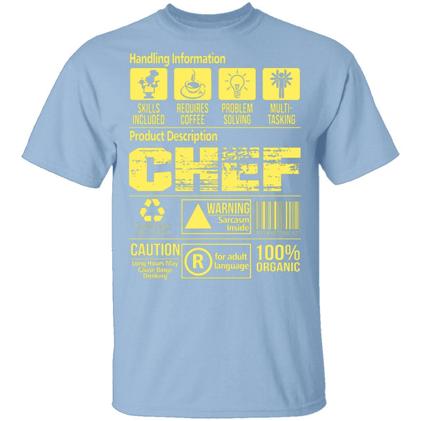 Handling Information Chef T-Shirt CustomCat