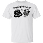 Happily Meowied T-Shirt CustomCat