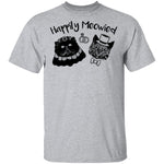 Happily Meowied T-Shirt CustomCat