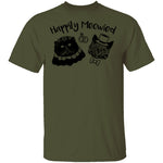 Happily Meowied T-Shirt CustomCat