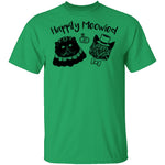 Happily Meowied T-Shirt CustomCat