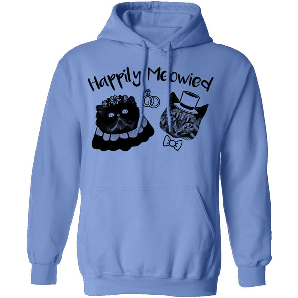 Happily Meowied T-Shirt CustomCat
