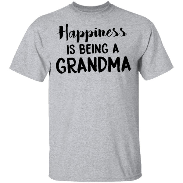 Happiness Is Being A Grandma T-Shirt CustomCat