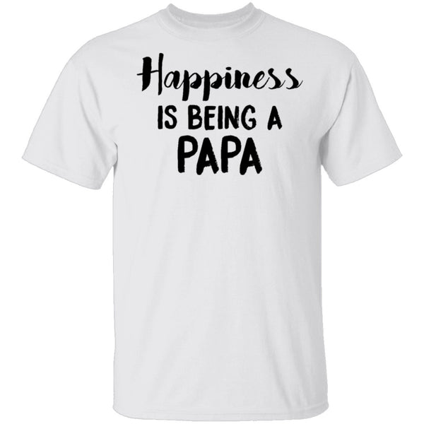 Happiness Is Being A Papa T-Shirt CustomCat