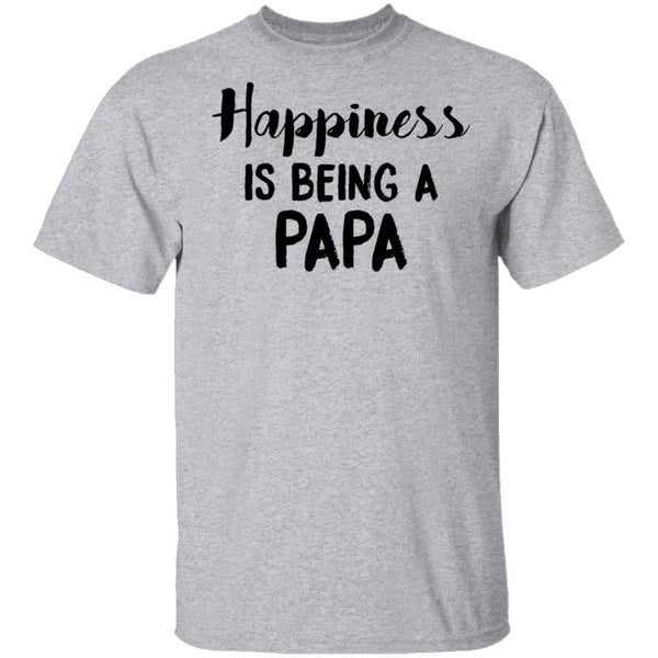 Happiness Is Being A Papa T-Shirt CustomCat