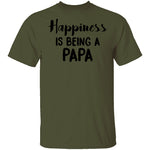Happiness Is Being A Papa T-Shirt CustomCat