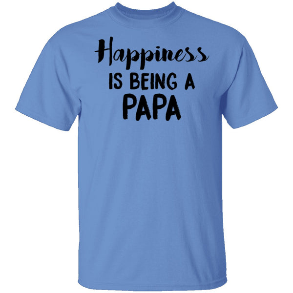 Happiness Is Being A Papa T-Shirt CustomCat