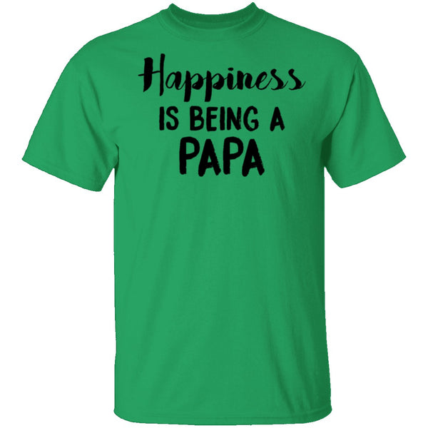 Happiness Is Being A Papa T-Shirt CustomCat