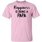 Happiness Is Being A Papa T-Shirt CustomCat