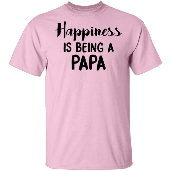 Happiness Is Being A Papa T-Shirt CustomCat