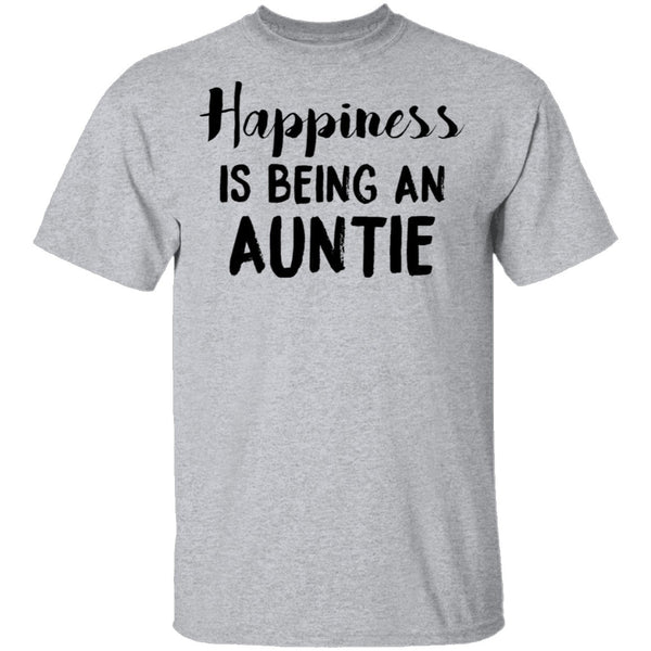 Happiness Is Being An Auntie T-Shirt CustomCat