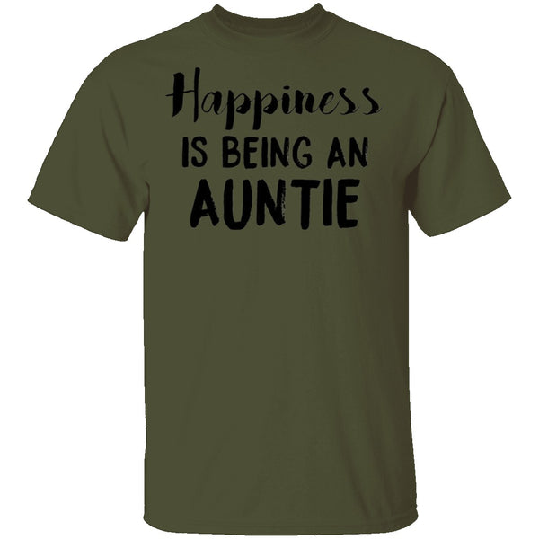 Happiness Is Being An Auntie T-Shirt CustomCat