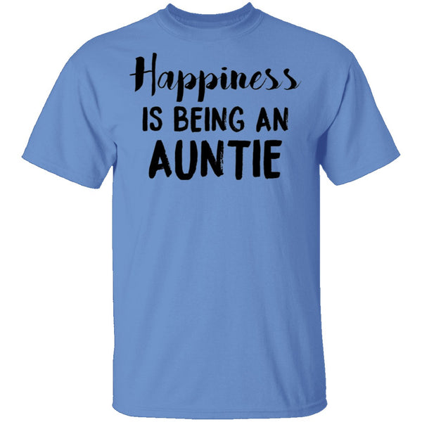 Happiness Is Being An Auntie T-Shirt CustomCat